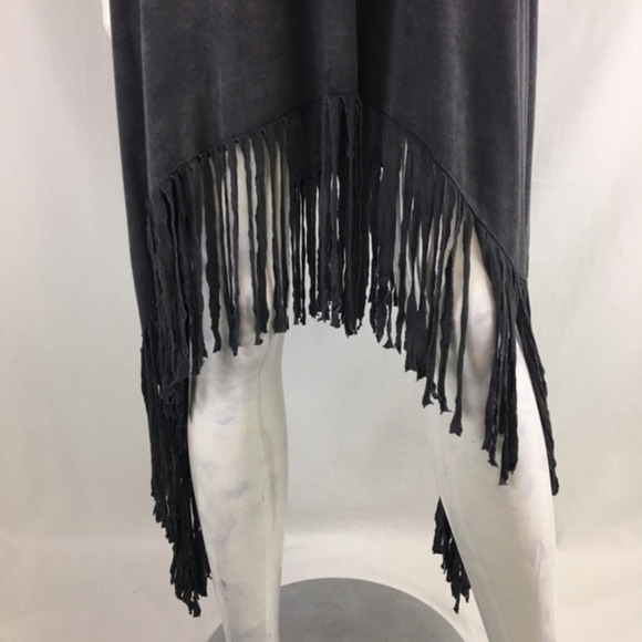 NWT Nostalgia Gray Fringe Dress - Picture 5 of 8